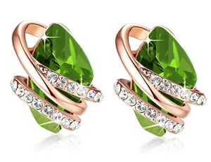 18K Rose Gold August Birthstone Earring