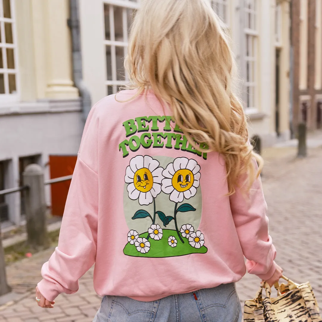 Better together sweater pink