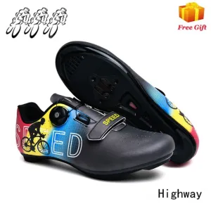 Cycling shoes Custom SPD Road Track Cycling Biking shoes