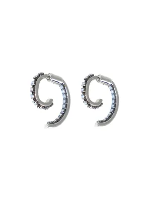 Demarson Mini Rhinestone Luna in Blue Opal