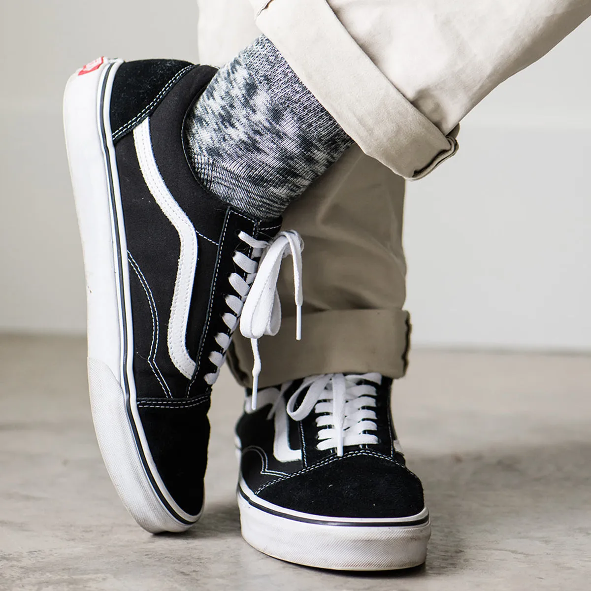 Diabetic Socks - Marble Grey
