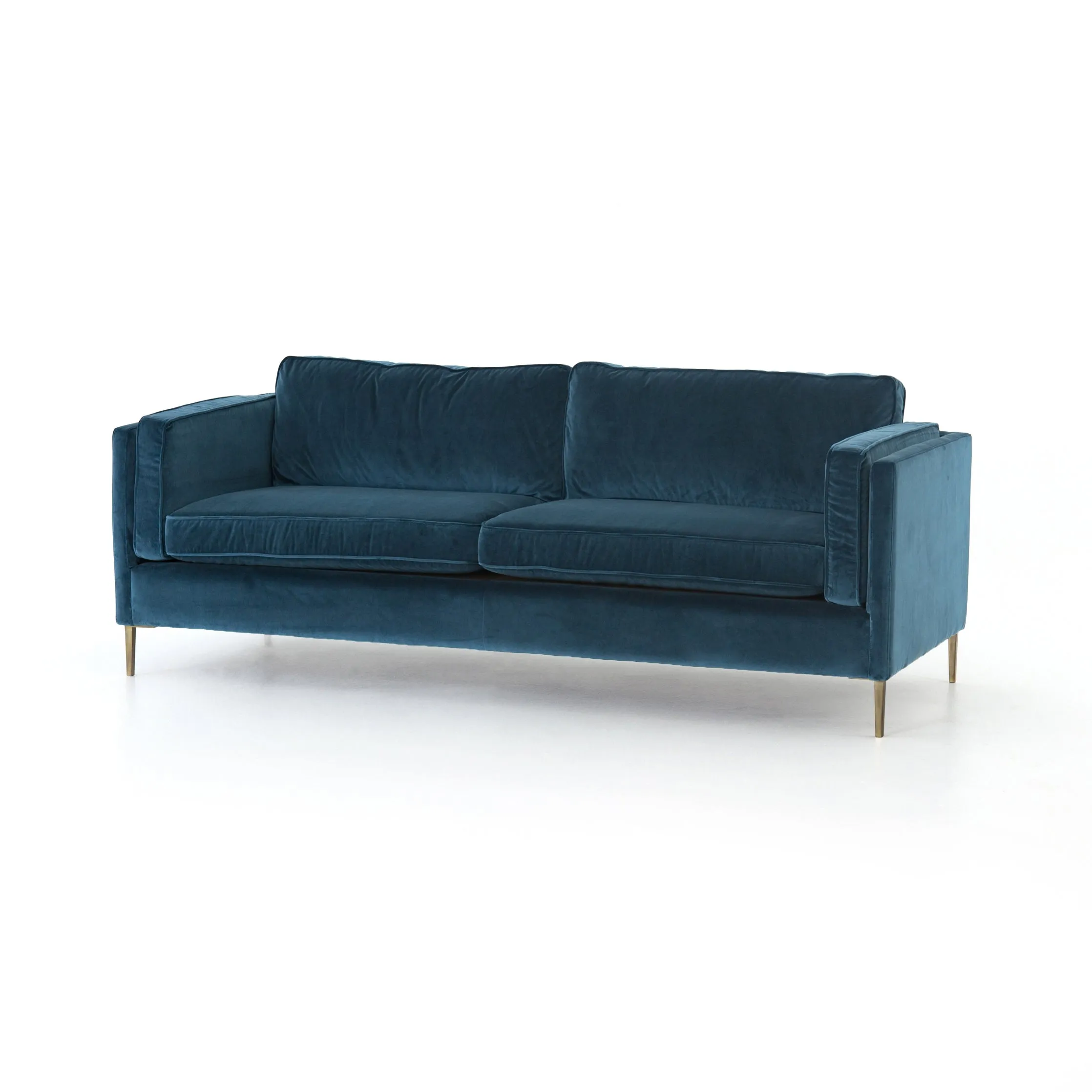 Emery Velvet Sofa - Sapphire Bay