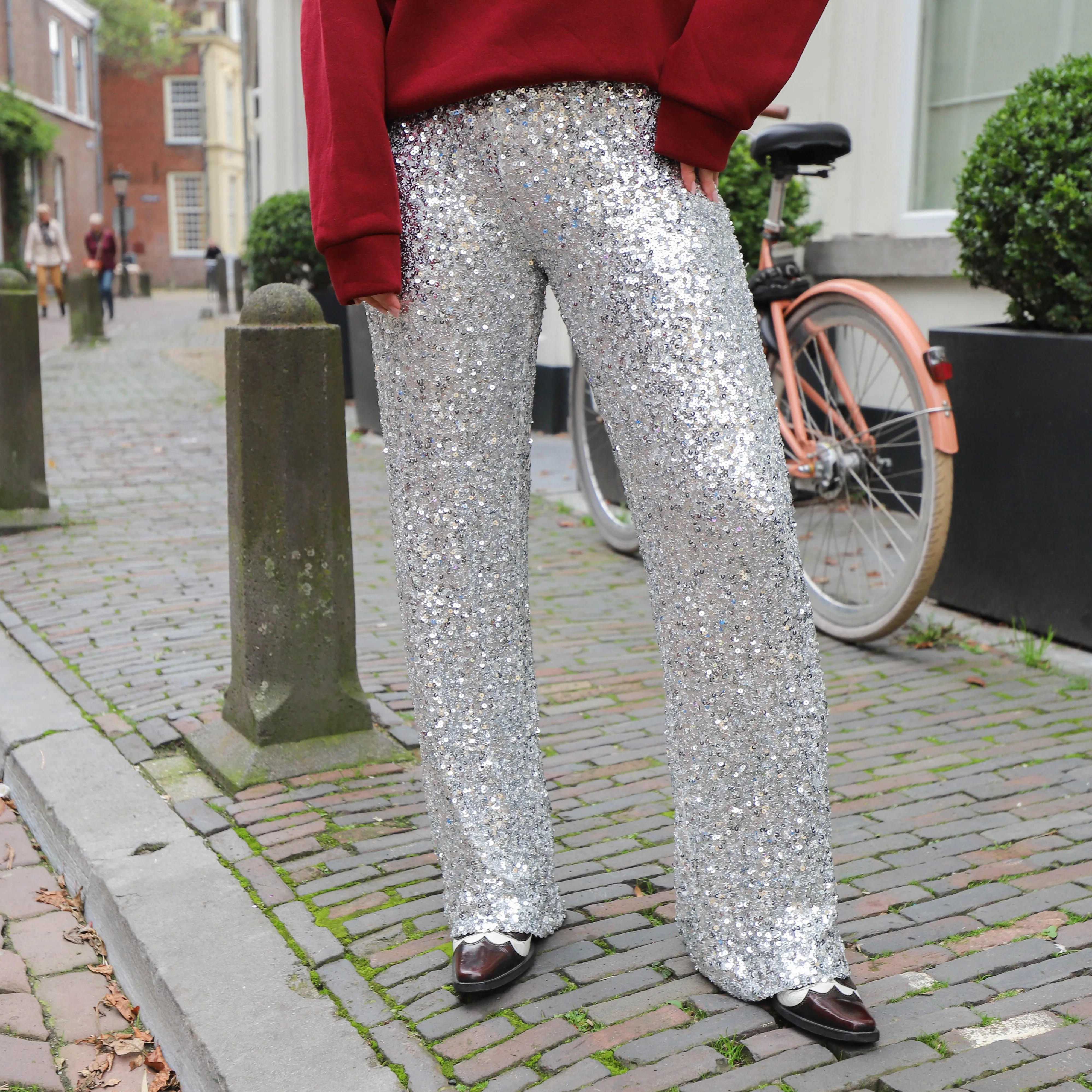 Harper & Yve Bonny pants zilver