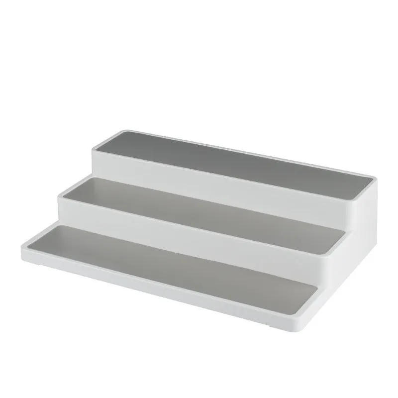 Homlly Non-slip 3 Tier Spice Rack Step Shelf Organizer