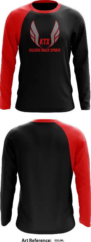 Killeen Track Xpress Store 2 Core Men's LS Performance Tee - 532JNL