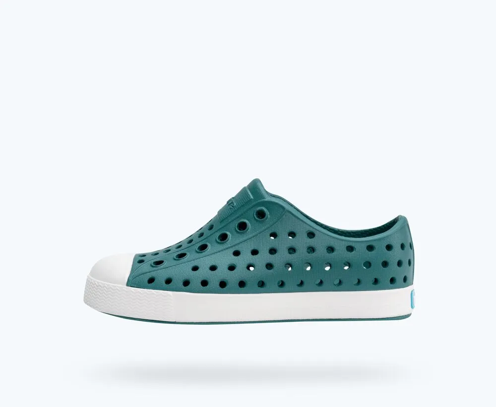 Native Shoes Jefferson Junior Shoe - Patina Green / Shell White