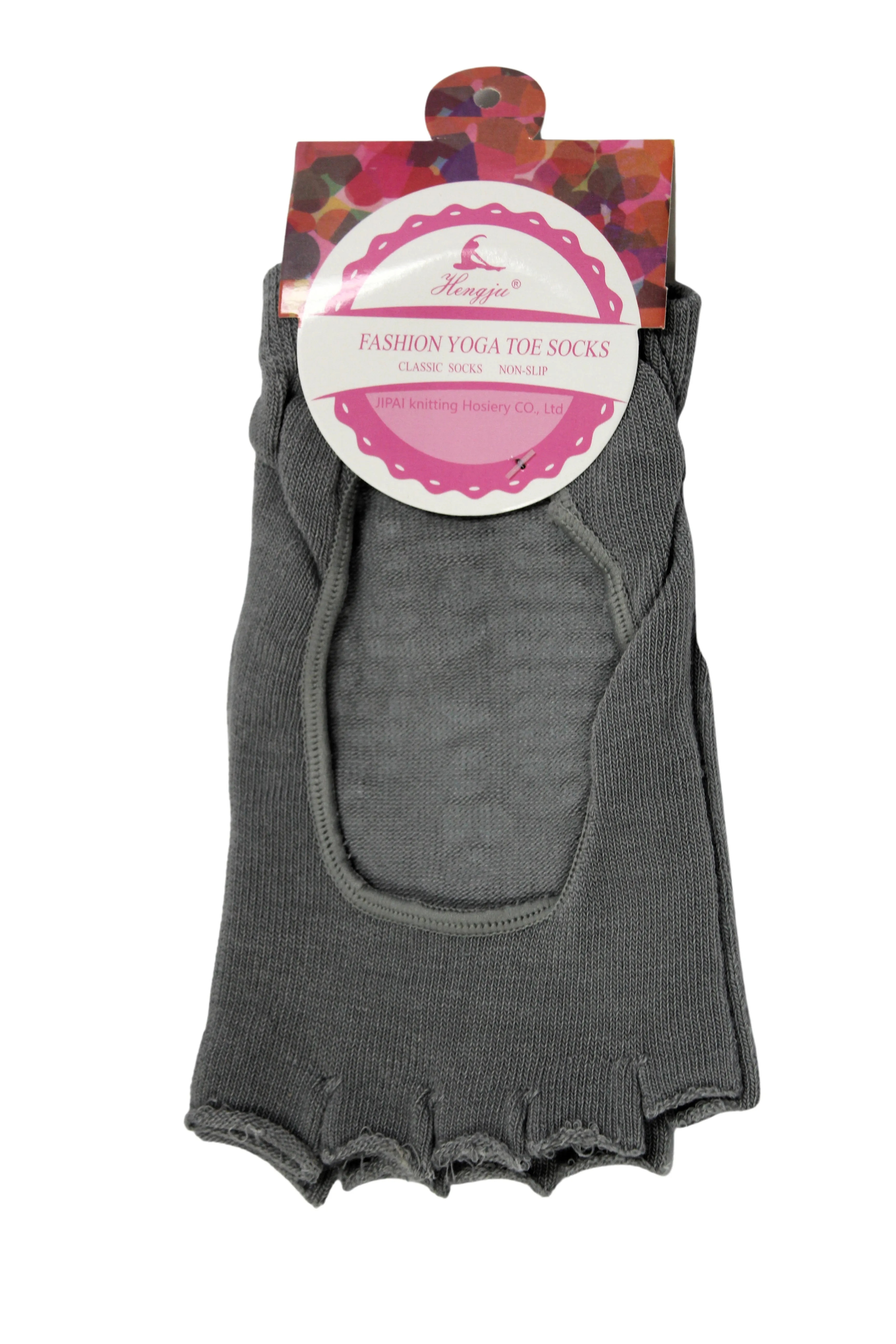 Non-Slip Pilates Socks - Pink, Black, Blue, Purple or Gray