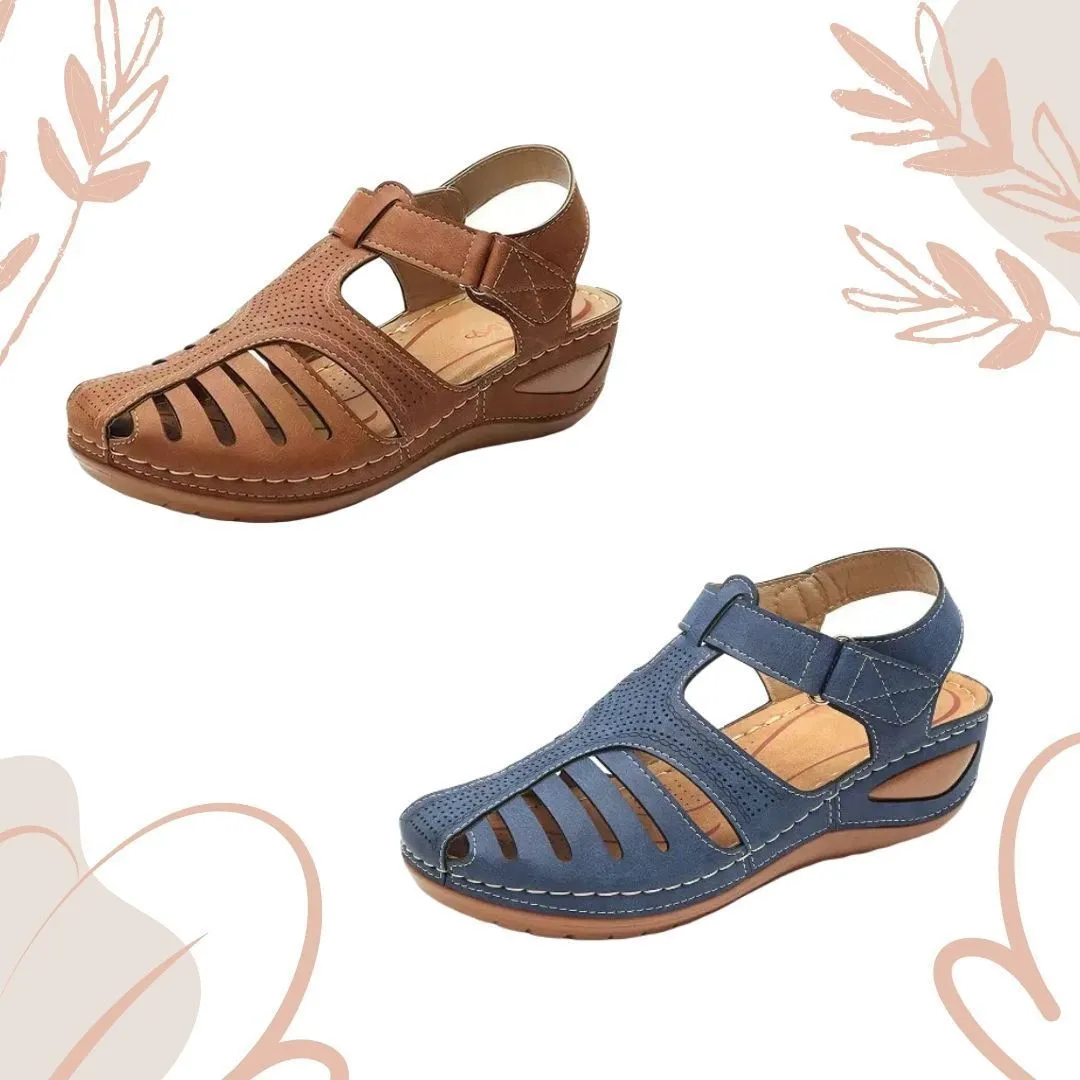 Orthopedic Premium Lightweight Leather Sandals Genuine Leather Casual Orthopedic Bunion Correction Sandals
