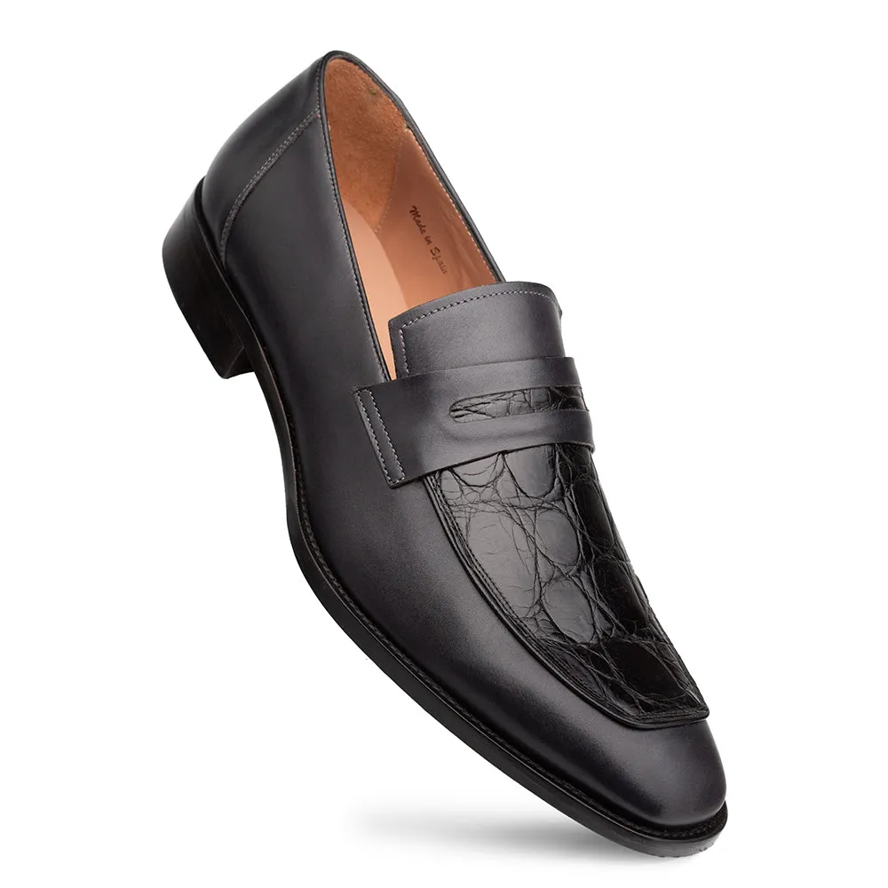 Patina Calf/Crocodile Penny