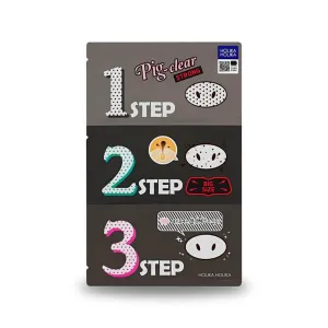 Pig-nose Black Head 3-Step Kit - Strong