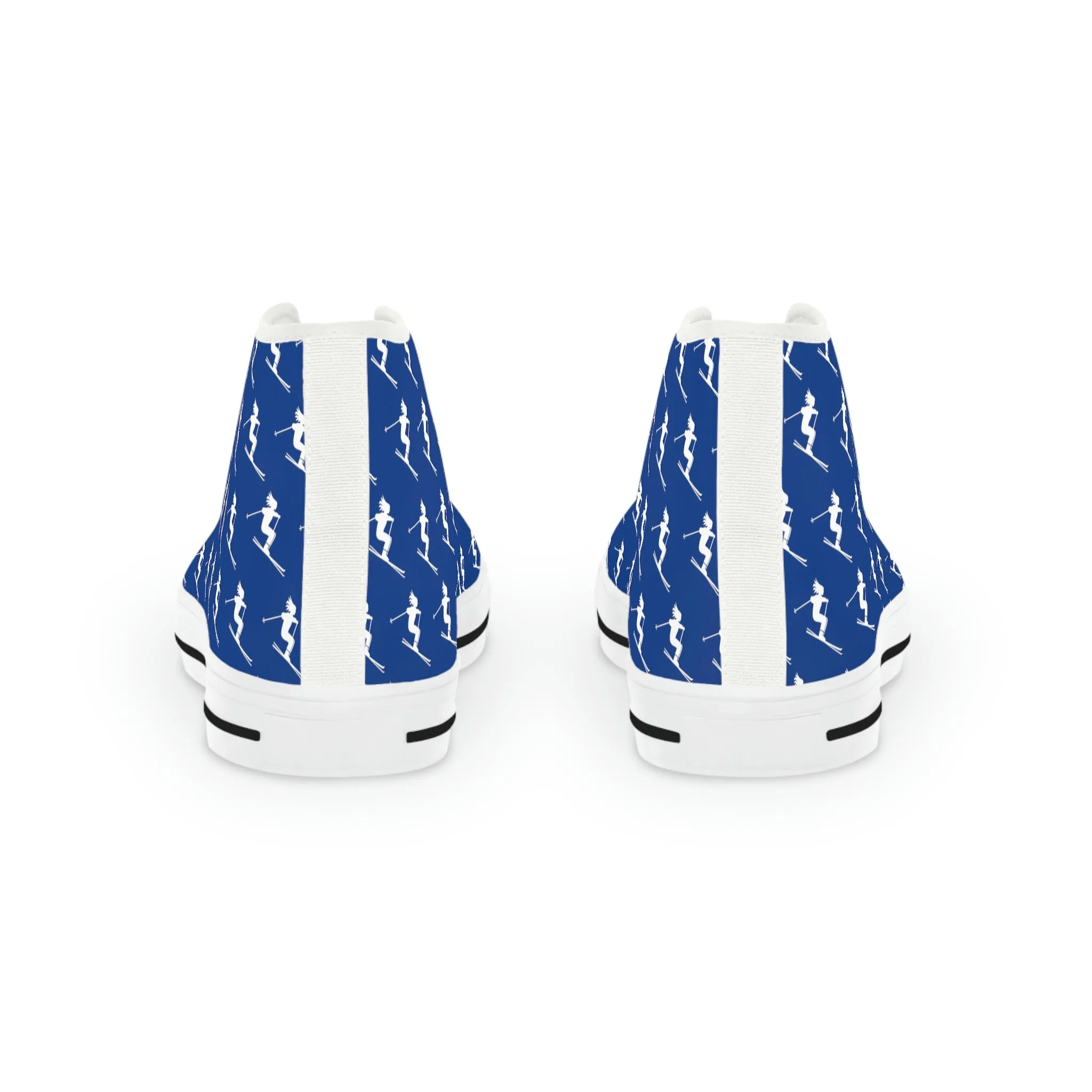 Skiers Blue - High Top Sneakers