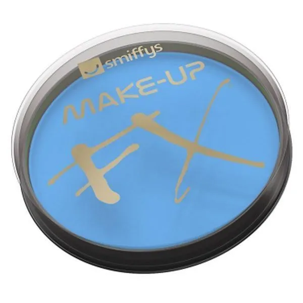 Smiffys Make Up Fx, Pale Blue, Aqua Face And Body Paint