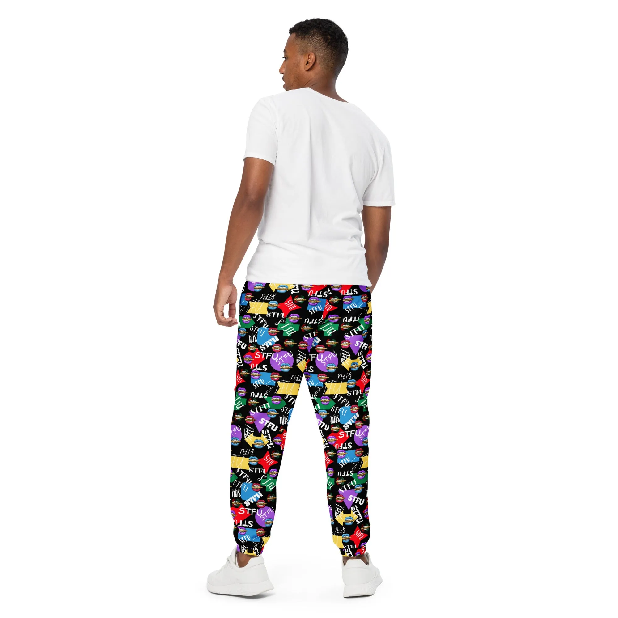 STFU Logos and Colors Unisex Track Pants - Black